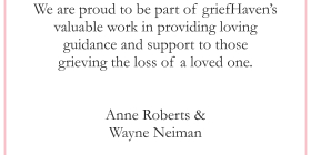 Anne Roberts and Wayne Neiman